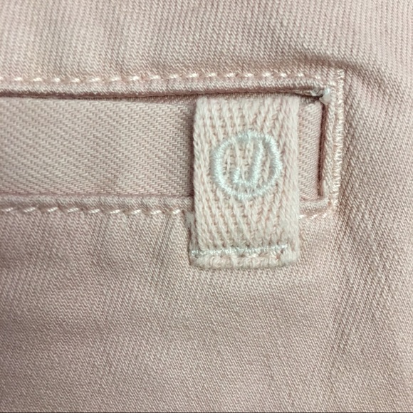 JAG Jeans Pink Mini Pom Pom Trim Cadet Shorts Size 2 - Picture 9 of 12